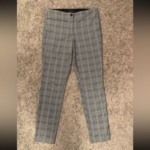 Gray Plaid Men's Pants